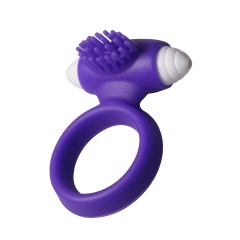 Hairbrush cock ring
